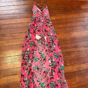Shein Large Jumper Shorts Dress Flowy Floral Summer Vacation Romper Jumpsuit